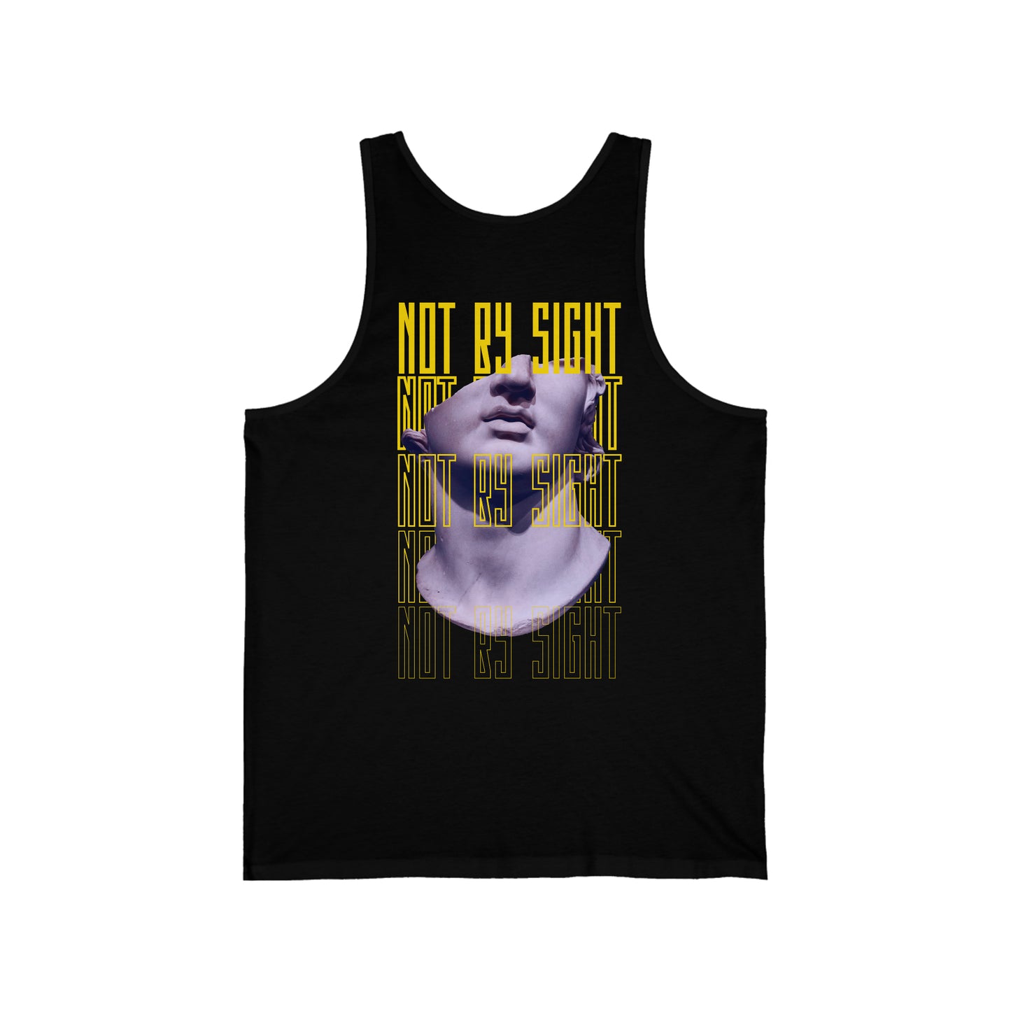 Not By Sight Unisex Stonewash Tank Top