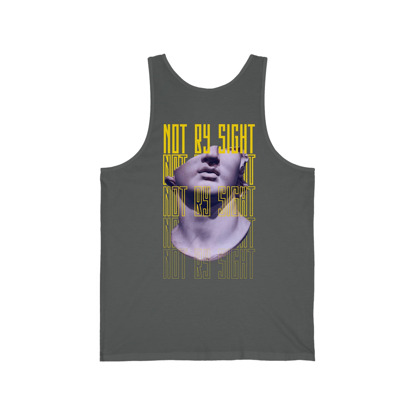 Not By Sight Unisex Stonewash Tank Top