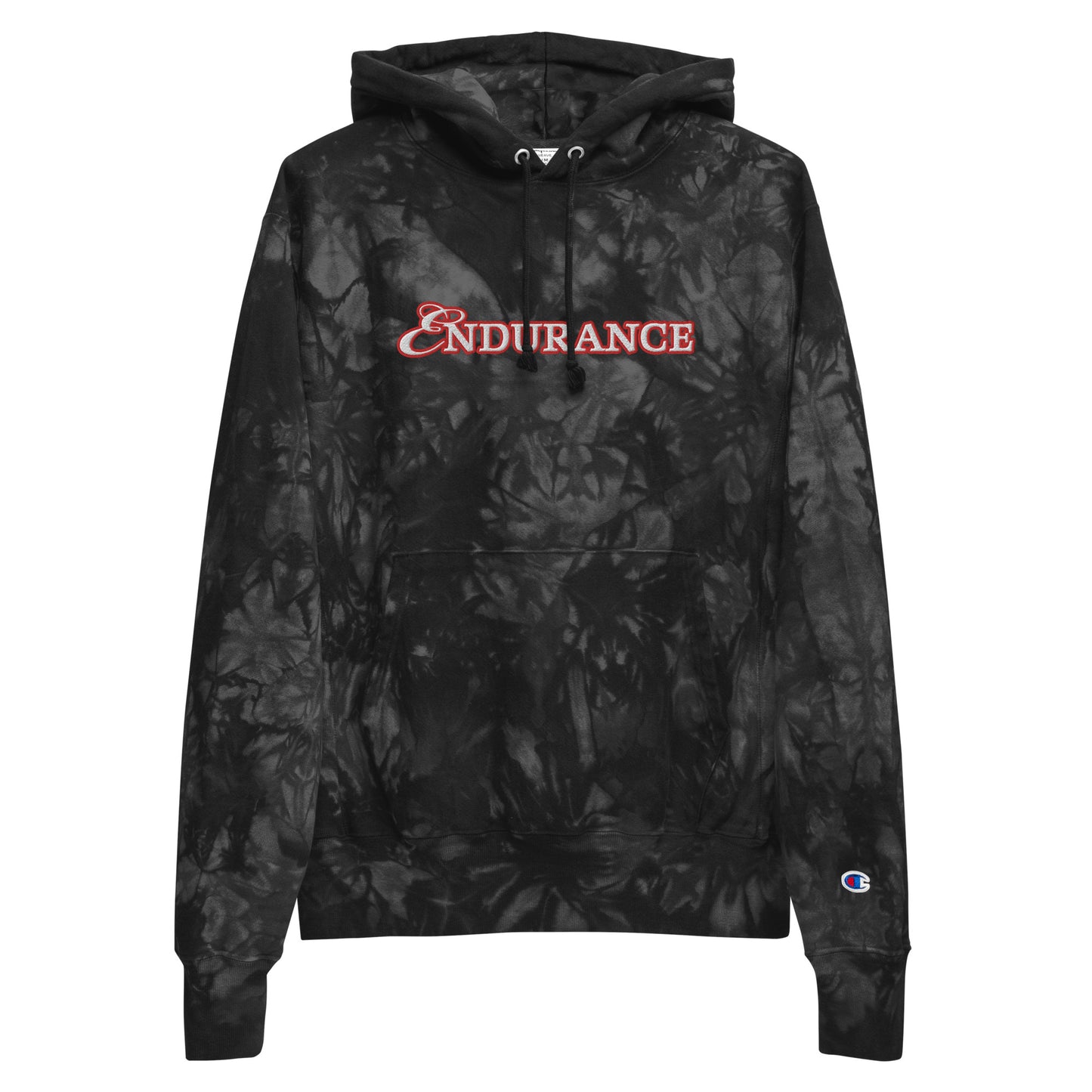 Endurance tie-dye champion hoodie Black