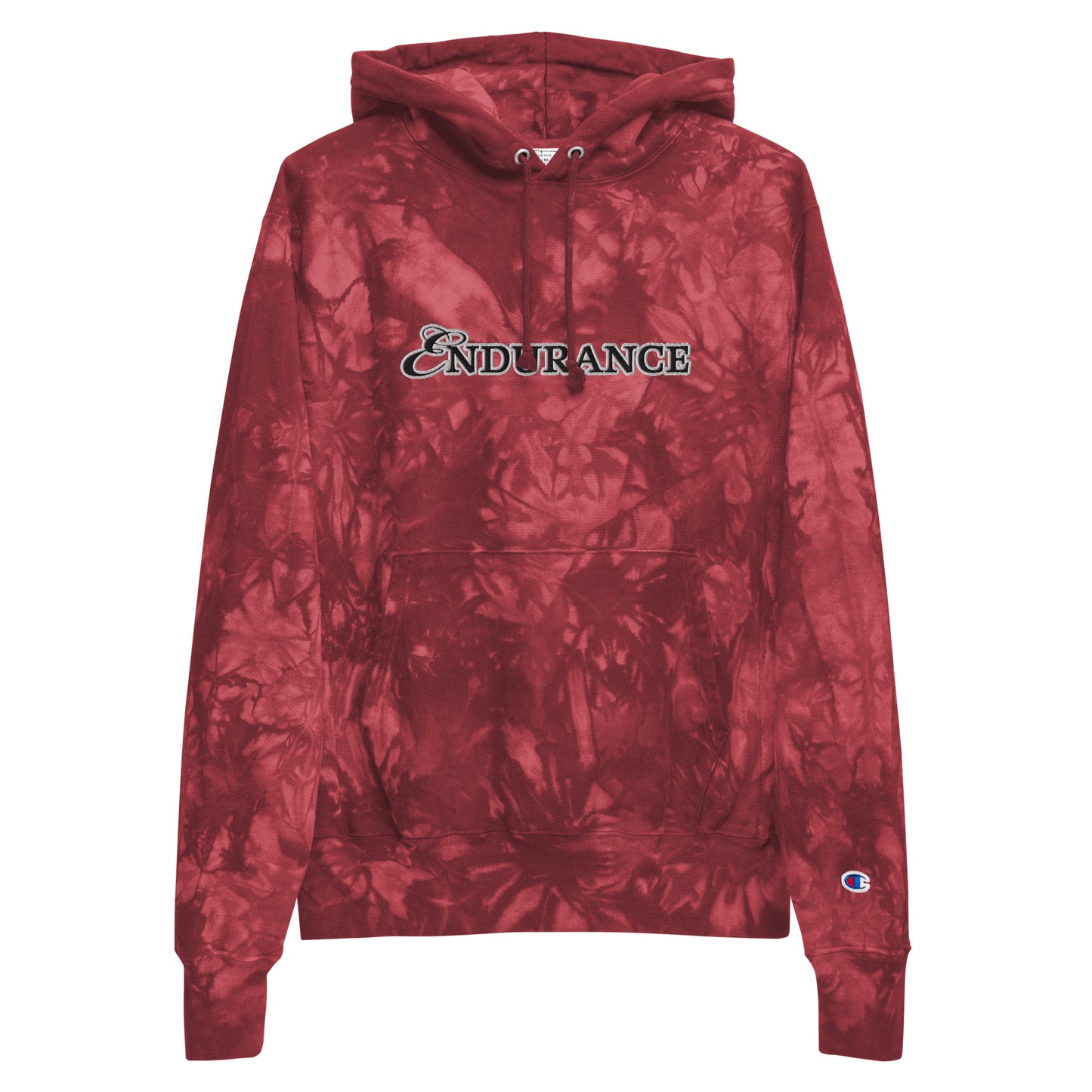 Endurance tie-dye champion hoodie Red